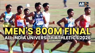 800M Running Men Final | All India University Athletics 2026