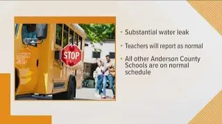 Clinton Middle School closed Jan. 8 after a substantial water leak