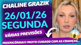 Vidente CHALINE GRAZIK Previsões Urgente 26/01/26 Várias Previsões Visões e Revelações #previsões 