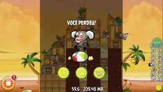 Angry Birdis rio levels falido
