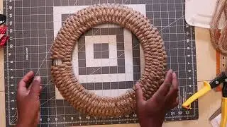 DIY- Woven Spring Wreath | Nautical Rope Woven Ladybug Wreath | Dollar Tree Wreath