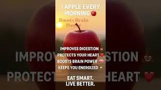 An Apple a day keeps doctor away! #apple  #health #shorts  #morningroutine
