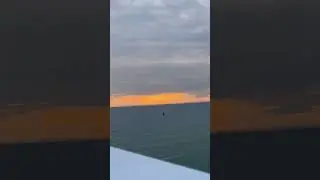 Calais - Dover crossing ⛴️ #ferry #shorts #youtubeshorts #sunset