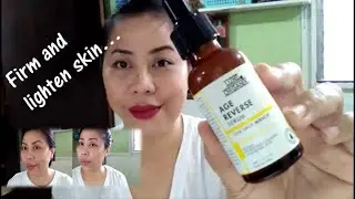 FIRM AND LIGHTEN IN 7 DAYS ??? LUXE ORGANIX AGE REVERSE SERUM REVIEW | LEVI