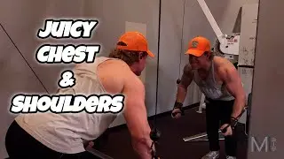 GROW YOUR UPPER CHEST TO LOOK BIGGER | Chest and Shoulder Workout
