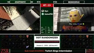 OoTR Accessible Tournament Season 2: LB Round 6 - Bonooru vs. atz