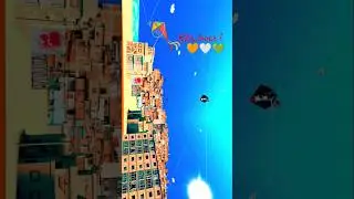 Kite Fighting 🪁 #kite #patang #kitefighting #viralvideo #trending#patangbazi #kiteflying #games