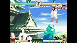 3rd Strike: Yun basic Genei Jin midscreen combo