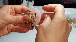 Розовый кварц,  создание оригинального кулона
