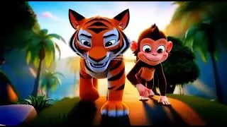 🦁 lion king  and monkey viral video 