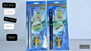 Fishing Rod Pen Mini Rod, Review Cara Memasang Joran Mini Terkecil Stick Mini For Fishing Prepare
