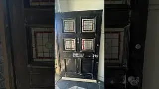 DOOR TRANSFORMATION - ( guess how old  the door is ???) #satisfying #diy #brothers #doors #wood #fyp