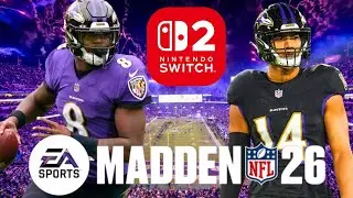 Madden 26 Live Franchise gameplay on Nintendo Switch 2! Lamar Jackson Super Bowl Season!