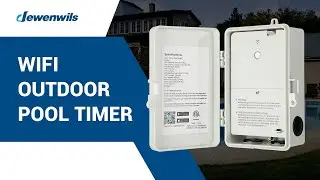 How to Wire DEWENWILS WIFI Outdoor Pool Timer HOWT01C to Smart Control Your Swimming Pool