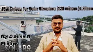 Premium Galvanized Structure | JSW Galvos For Solar Structure |120 micron |1.80 mm