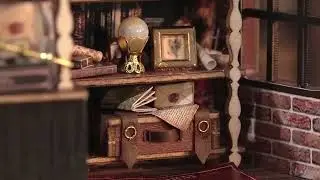 Magic Shop DIY Wooden Dollhouse Miniature Doll House Kit with