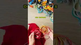DIY Chura for Karwa Chauth 😱 #crafteraditi #handmade #karwachauth #diy #shorts #chura #bangles