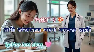 Inocent girl with rude Doctor 🍄 PART- 9 | Lesbian Love story #lesbian #gllovestory #blog
