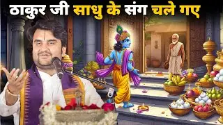 राजभोग त्याग कर ठाकुर जी साधु के संग चले गए Shri Indresh Ji Maharaj