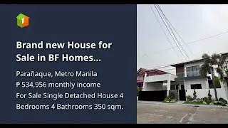 Brand new House for Sale in BF Homes Paranaque City