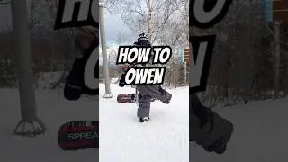 Вы просили HOW TO OWEN #snowboarding #groundtrick #snowboard #snow