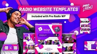 Sound Radio &ndash; Colorful Pop Radio Website Template | Pro Radio WordPress Theme #radio #wordpress