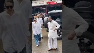 Saif Ali Khan & Karisma Kapoor ARRIVES at Malaika Arora's dad's funeral 🥺🙏 #saifalikhan #karisma