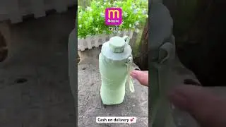 Viral foldable water bottle from meesho | meesho finds | shorts #meesho #amazon #flipkart #shorts
