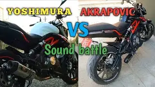Benelli 302s Akrapovic vs yoshimura exhaust sound  #302s #akrapovic #benelli