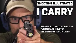 Я ношу: пистолет Springfield Armory Hellcat Pro OSP в кобуре Tulster.