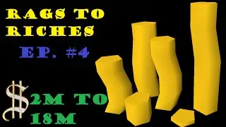 RuneScape 2007 - Airme - Rags to Riches - Ep. #4 - Staking - 2M to 18M!!!