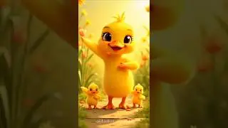 A cute mother duck dances amazing 💟💞#aram sam sam#trending#shorts#funny#dance#duck#cute#cartoon