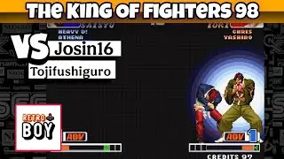 Kof 98 [KND]Tojifushiguro (Vs) Josin16 | ggpo | fightcade | Gameplay | retroboy334