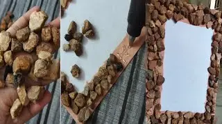 How to make a Unique photo frame with stones