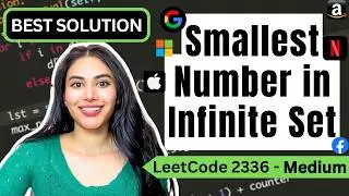 Smallest Number in Infinite Set #leetcode #leetcode75