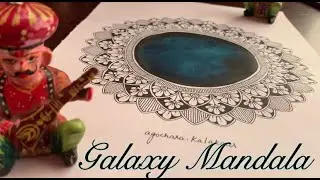 How to make Galaxy Mandala | Agochara Kalakaar |