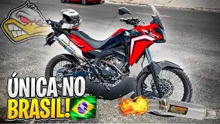 PRIMEIRA SAHARA 300 DO BRASIL COM ESCAPE GRS DRAG BIKE - FICOU ABSURDO