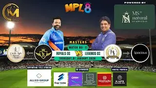 CMC's MPL-8 WAYANAD - MASTERS - ROYALS vs LEGENDS - Match # 11