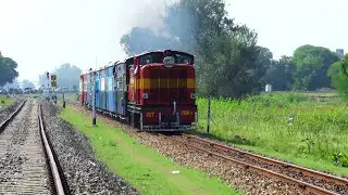 G.M. of S.E.C.R.'s Special Saloon powered with ZDM 4A Departing from Balaghat towards Nainpur