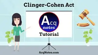 Учебное пособие по Закону Клингера-Коэна (CCA)