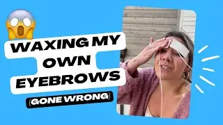 Don't Do This At Home: Extreme Budget Eyebrow Waxing Prank! 😱🤣