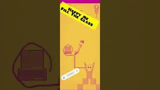 Happy Me Fill The Glass #brain #happyme #puzzle #funnyvideo #gameplay