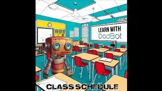 SNEAK PEEK // Learn With DadBot: Class Schedule / Children's Education Music [ Ages 2-8 ]