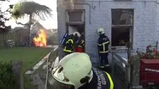 Huisbrand Nieuw Rabot Evergem 09.04.2014