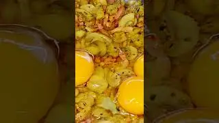 patatas, huevos y champi&ntilde;ones de bote 😋