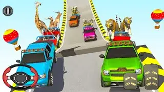 Ramp Car Driving Simulator: Animal Transport Games - Android GamePlay - Transport Games Android