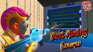 The Best Advanced AIM TRAINING COURSE For Console and PC ( Fortnite Creative Aim Facility MAP )