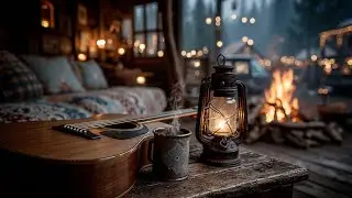 Relaxing Guitar Music & Soothing Acoustic Solos for Sleep | Chill Campfire Vibes