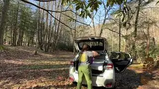 Subaru Crosstrek Car Camping Setup