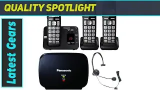 Panasonic DECT 6.0 Expandable Cordless Phone System &ndash; Best for Clear Calls and Enhanced Call